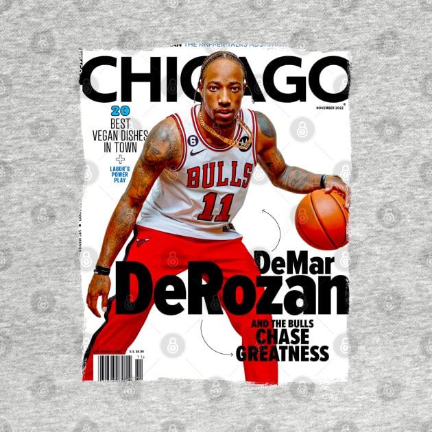 DeRozan - Chicago mag by Buff Geeks Art